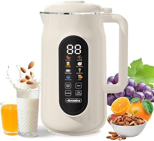 Maker de leche de almendra 10en1 con panel led y auto limpieza