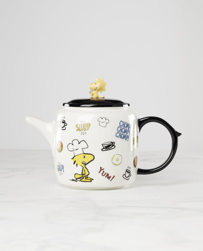 Tetera de Snoopy de chef hecha de porcelana apta para lavavajillas
