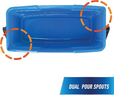 Cubo limpieza 3gal plástico 2 boquillas mango cómodo