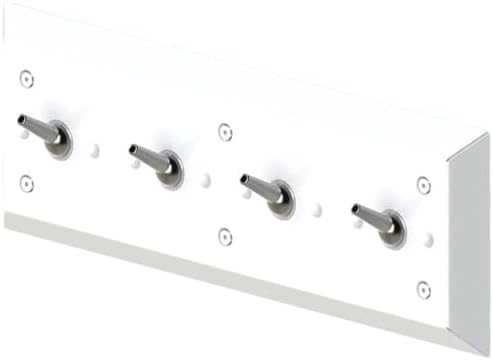 Gancho baño set 4 6.5x0.9pulg