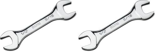 Llave delgada extremo abierto 1/2x9/16 SAE pack 2