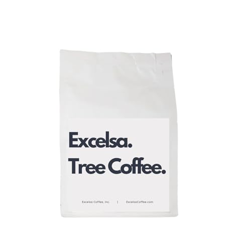 Café Excelsa Tree Whole Bean 12 oz Sin sabor amargo
