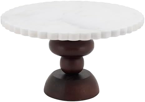 Base Pastel Mármol Pedestal Redondo Para Eventos