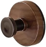 Perchero pared madera 8 ganchos para abrigos llaves sombreros