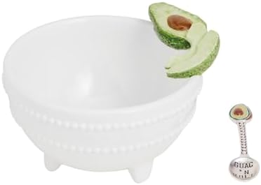 Juego de cuencos de cerámica verde guacamole Mud Pie
