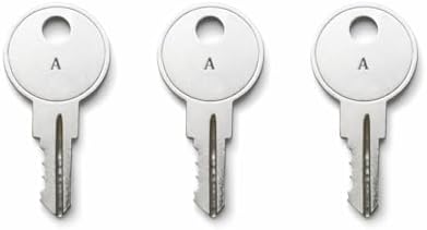3 Llaves H comp para Sentry Safe código A-Z