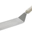 Espátula plancha flexible 8x3pulg mango desplazado blanco