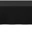 Mantel rectangular poliéster 6ft paquete 10 negro