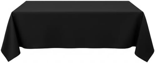 Mantel rectangular poliéster 6ft paquete 10 negro
