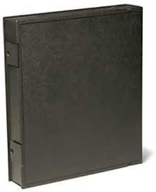 Carpeta plástico 3 anillos O 9x11pulg vertical negro