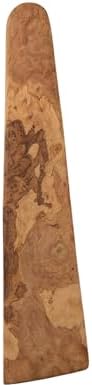 Espátula de madera de olivo hecha a mano de 9.5 pulgadas