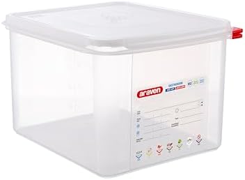 Contenedor hermético cocina 13.2qt 6uds transparente