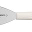 Rascador plancha acero inox 3pulg mango blanco texturizado