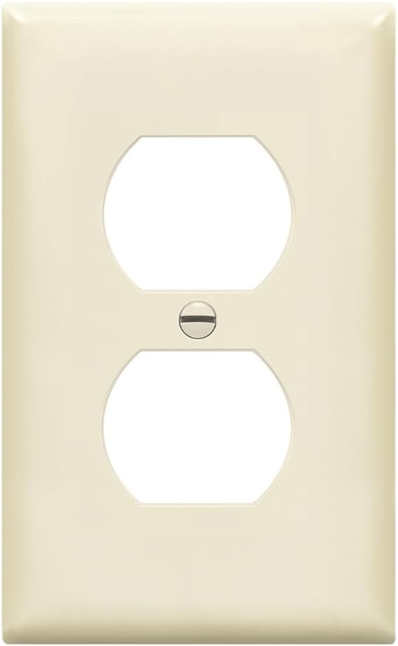 Placas pared almendradas 4x7 pulg set 10 con tornillos
