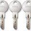 Pack 3 Llaves DT018 Comp Cerraduras Detex Cubierta Alarma