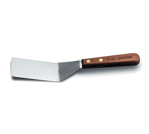 Espátula acero inox mango palisandro profesional