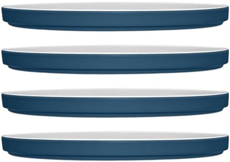 Set 4 Platos Cerámica Azul 9.75"