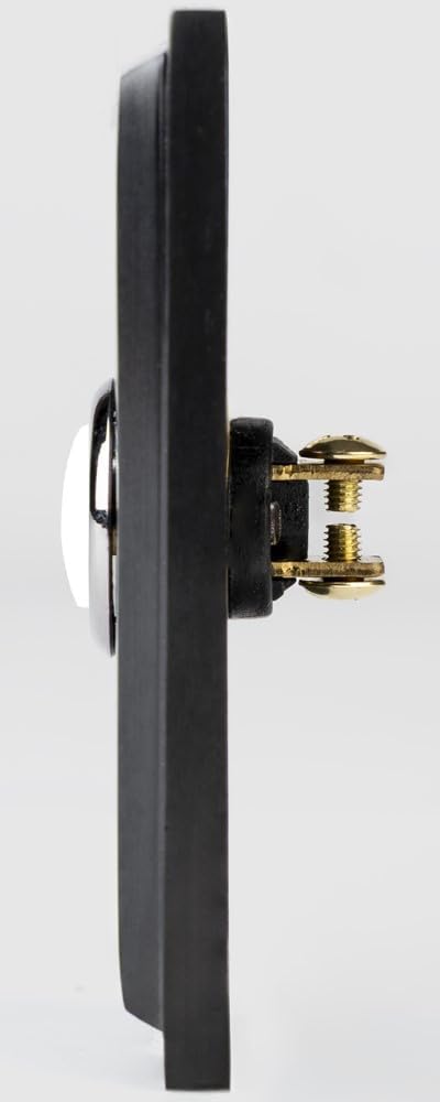 Timbre decorativo latón macizo bronce aceitado con luz LED