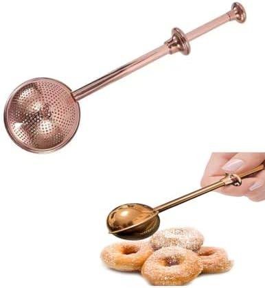 Tamiz harina una mano para panaderos oro rosa