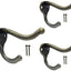 Perchero abrigo sombrero cinc fundido bronce antiguo set 3