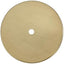 4 Pzas Placas traseras redondas 2-3/8pulg bronce champán
