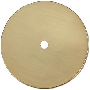 4 Pzas Placas traseras redondas 2-3/8pulg bronce champán