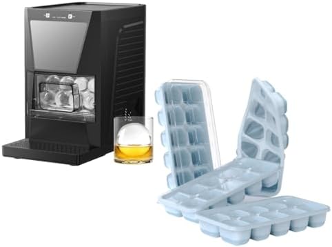 Set 4 Molde Cubos Hielo 2.2pulg Claro
