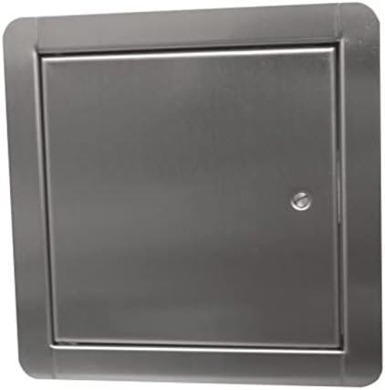 Puerta acceso universal metal acero inox 8x8