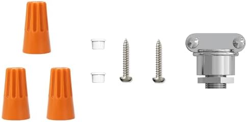 Kit luces bajo gabinete con entradas salidas blancas