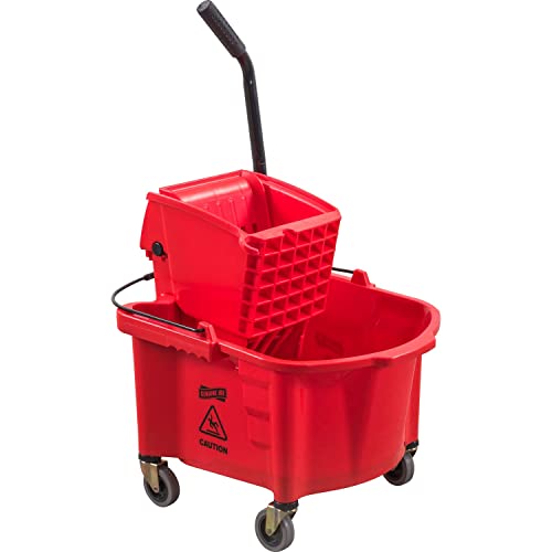 Cubo trapeador plástico 6.5gal color rojo