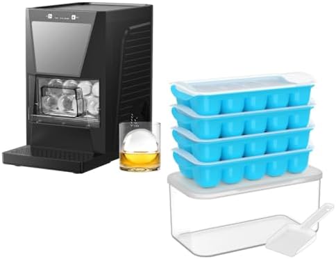 Set 4 Molde Cubos Hielo 2.2pulg Claro