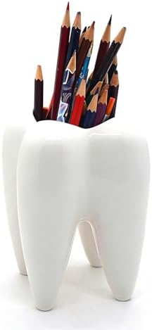Soporte cerámica diente 6pulg para cepillo maceta suculenta