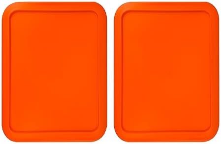 Tapa de repuesto para Pyrex Plastic 6 tazas Bowl rectangular paquete de 2