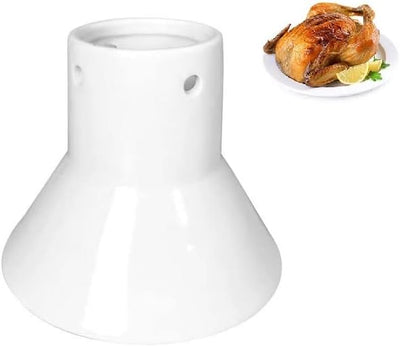 Estante cerámica soporte pollo vertical barbacoa