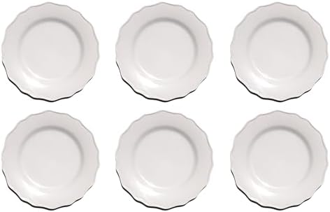Set 6 Platos Melamina Crema 10.5pulg