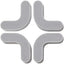 Guardias esquina silicón antiderrapante para tabla cortar titanio