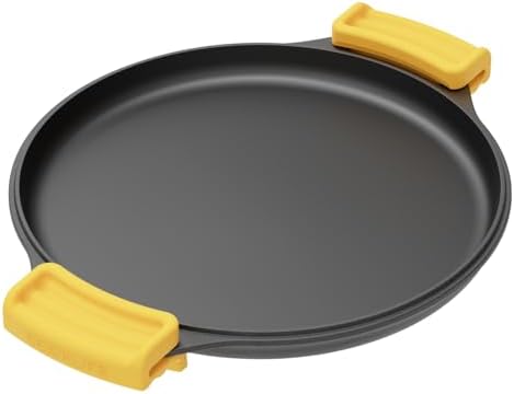 Plancha Hierro Fundido 12pulg Cubierta Mango Caliente