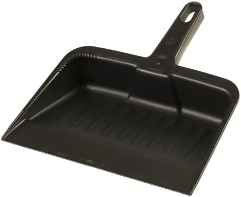 Recogedor polvo plástico duradero 12.25 color carbón