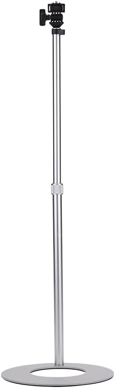 Soporte escritorio aluminio ajustable 1/4-20 pulg plateado