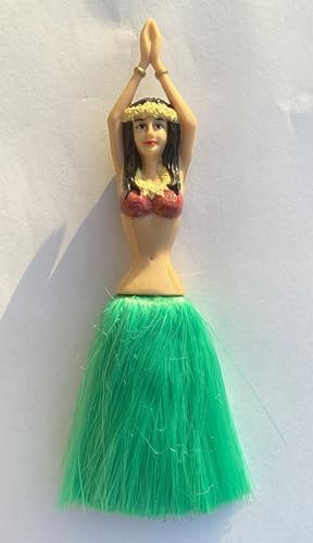 Plumero Hula Grande Retro Verde