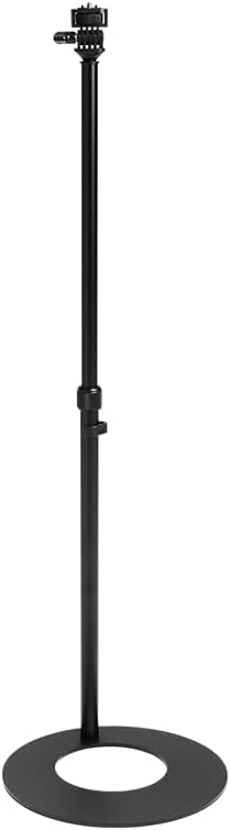 Soporte escritorio aluminio ajustable 1/4-20 pulg negro