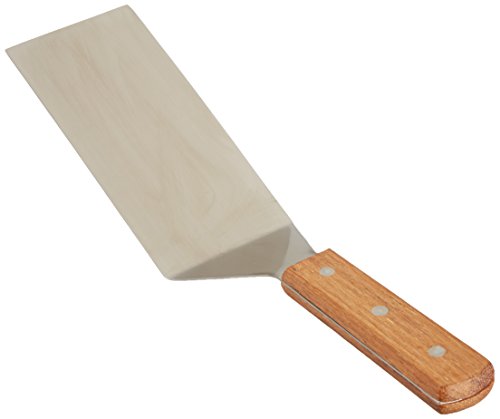 Torneador hoja recta 12pulg mango madera color marrón