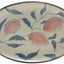 Plato de gres pintado a mano con flores Creative Co-Op