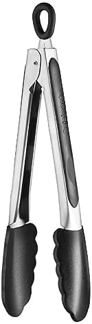 Pinzas silicona 9pulg color negro