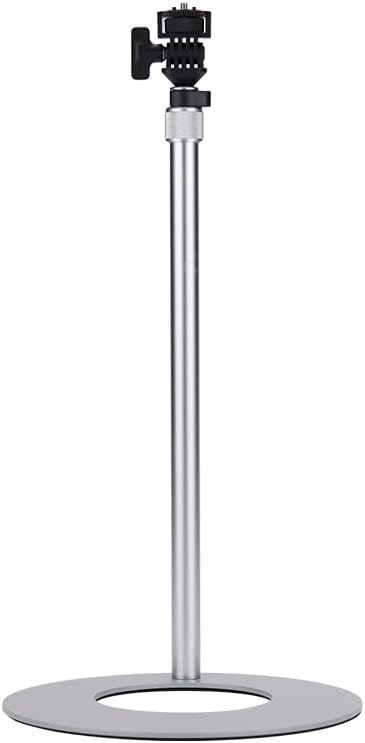 Soporte escritorio aluminio ajustable 1/4-20 pulg plateado