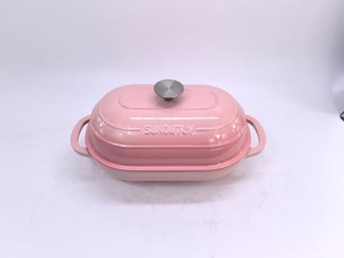 Horno holandés hierro fundido esmaltado 5qt con tapa y libro