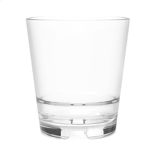 Juego de 24 vasos apilables de plástico irrompible 12 oz
