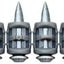 Clavos hormigón collated 3/4 pulg para Hilti BX3 X-S B3 MX 100 pzas