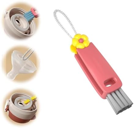 Cepillo ranuras tapa taza 3en1 multifuncional cocina rojo