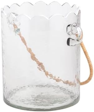 Cubo hielo vidrio festoneado